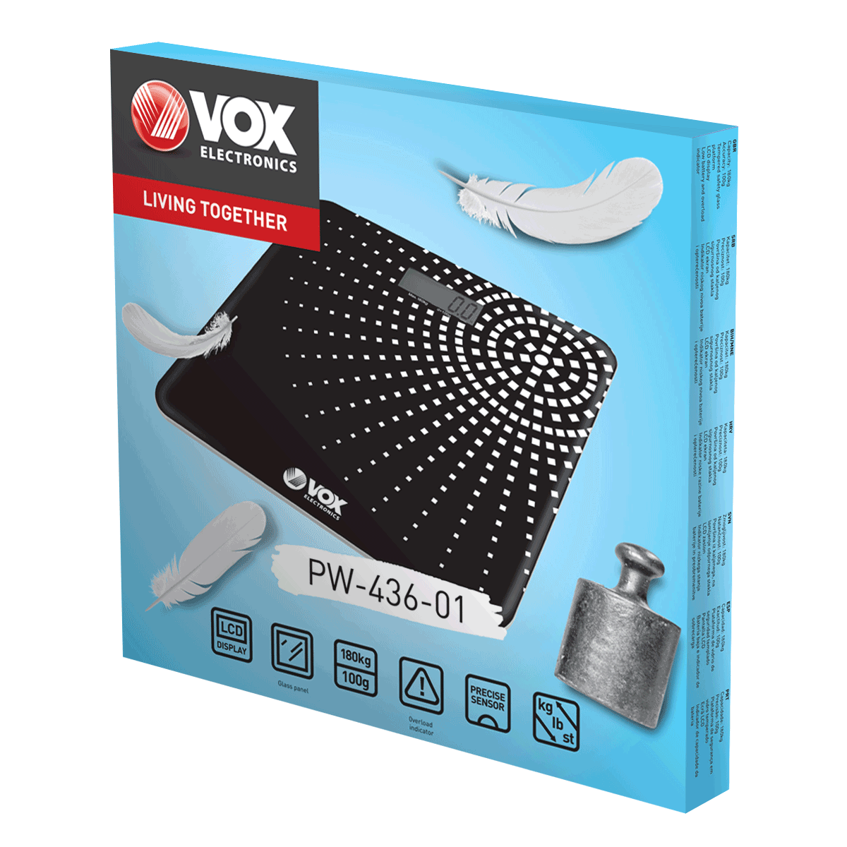 Balança WC VOX PW-436-01 2 Balança WC VOX PW-436-01 - Image 2