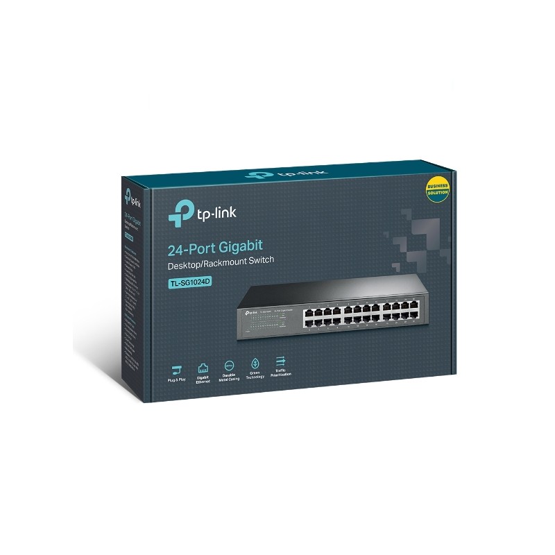 SWITCH 24 TP-LINK 10/100/1000 DESKTOP/RACKMOUNT 2 SWITCH 24 TP-LINK 10/100/1000 DESKTOP/RACKMOUNT - Image 2