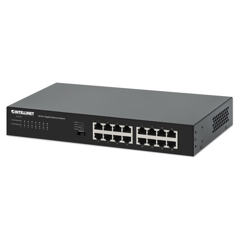 SWITCH 16 INTELLINET ETHERNET RJ45 10/100/1000MBPS 2 SWITCH 16 INTELLINET ETHERNET RJ45 10/100/1000MBPS - Image 2