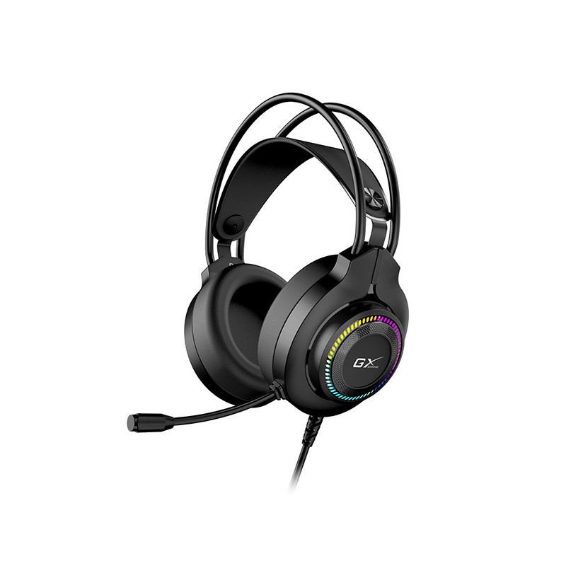 HS GENIUS HS-GX580U USB RGB LED C/MIC PRETO 3 HS GENIUS HS-GX580U USB RGB LED C/MIC PRETO - Image 3