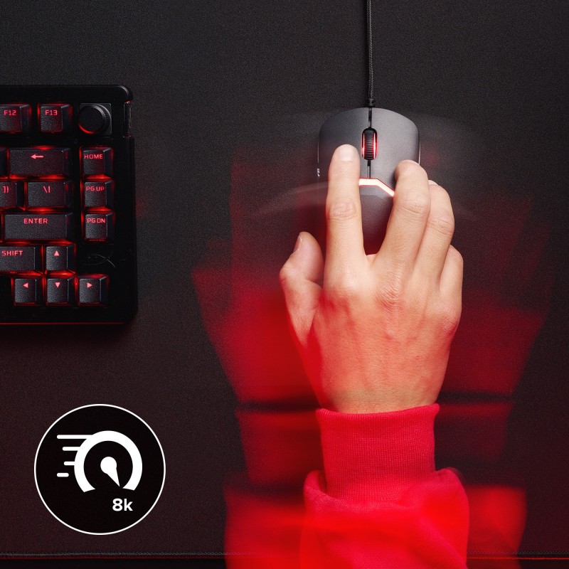 MOUSE HYPERX PULSEFIRE GAMING SAGA USB BLACK 2 MOUSE HYPERX PULSEFIRE GAMING SAGA USB BLACK - Image 2