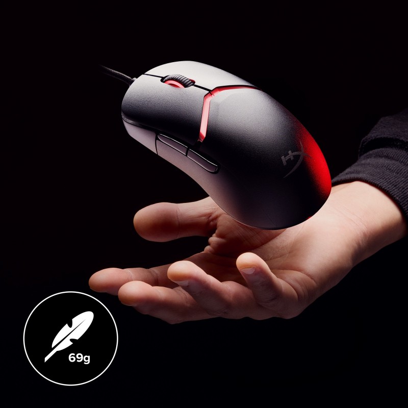 MOUSE HYPERX PULSEFIRE GAMING SAGA USB BLACK 3 MOUSE HYPERX PULSEFIRE GAMING SAGA USB BLACK - Image 3