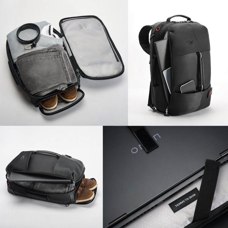MOCHILA HYPERX 15,6' KNIGHT PRETO 4 MOCHILA HYPERX 15,6' KNIGHT PRETO - Image 4