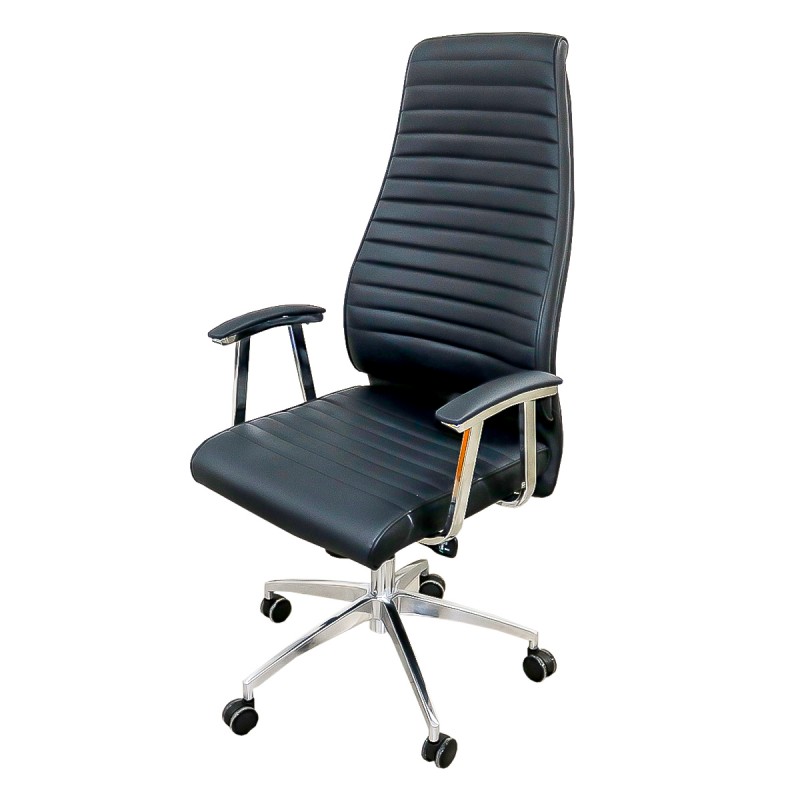 CADEIRA PU HIGH EXECUTIVE 3 NIVEIS PRETA 2 CADEIRA PU HIGH EXECUTIVE 3 NIVEIS PRETA - Image 2